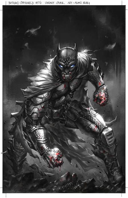 BATMAN OFF-WORLD #6 (OF 6) CVR C INC 1:25 ALAN QUAH CARD STOCK VAR (RES) DC Comics Jason Aaron Doug Mahnke, Jaime Mendoza Alan Quah PREORDER