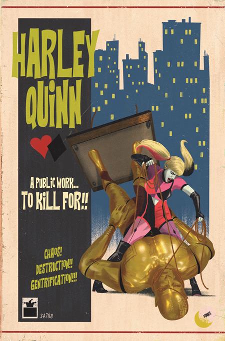 HARLEY QUINN #45 CVR C JORGE FORNES CARD STOCK VAR DC Comics Elliott Kalan Mindy Lee Jorge Fornes PREORDER