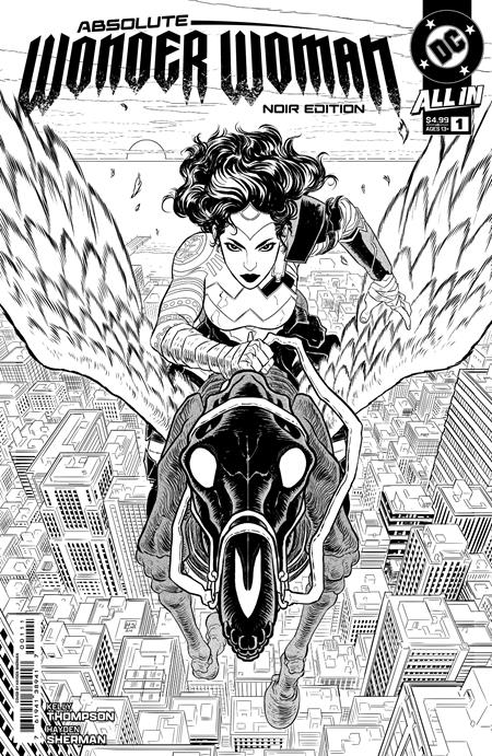 ABSOLUTE WONDER WOMAN NOIR EDITION #1 (ONE SHOT) CVR A HAYDEN SHERMAN DC Comics Kelly Thompson Hayden Sherman Hayden Sherman PREORDER