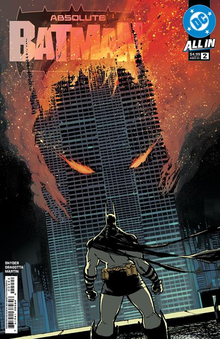 ABSOLUTE BATMAN #2 Second Printing Cvr A Nick Dragotta DC Comics Scott Snyder Nick Dragotta Nick Dragotta PREORDER