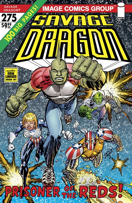 SAVAGE DRAGON #275 CVR B ERIK LARSEN 70S TRADE DRESS VAR (MR) Image Comics Erik Larsen Erik Larsen Erik Larsen PREORDER