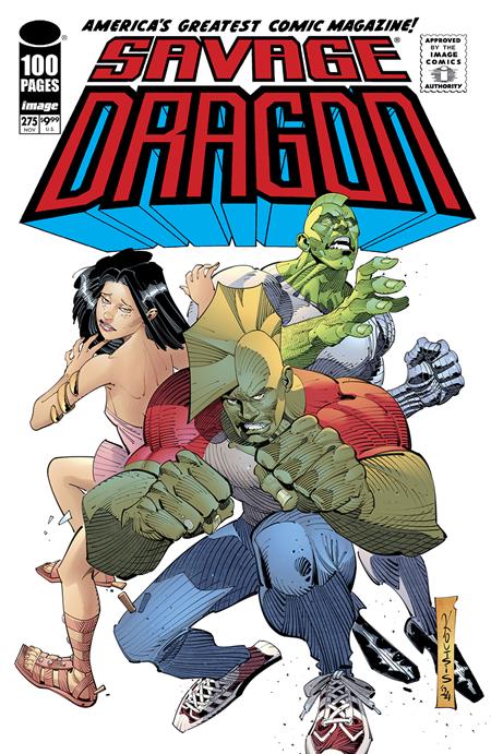 SAVAGE DRAGON #275 CVR C NIKOS KOUTSIS VAR (MR) Image Comics Erik Larsen Erik Larsen Nikos Koutsis PREORDER