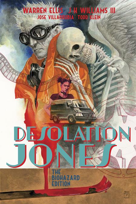 DESOLATION JONES THE BIOHAZARD EDITION HC (MR) Image Comics Warren Ellis J.H. Williams III, Jose Villarrubia, Todd Klein JH Williams III PREORDER