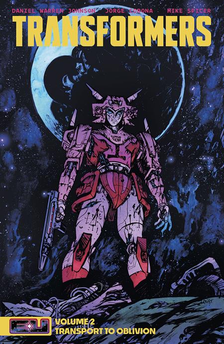 TRANSFORMERS TP VOL 02  DANIEL WARREN JOHNSON & MIKE SPICER BOOK MARKET CVR Image Comics Daniel Warren Johnson Jorge Corona, Mike Spicer Daniel Warren Johnson, Mike Spicer PREORDER