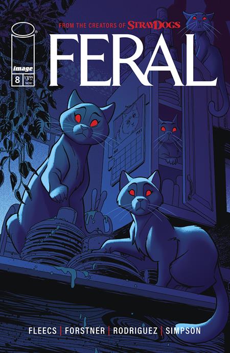 FERAL #8 CVR A TONY FLEECS & TRISH FORSTNER Image Comics Tony Fleecs Trish Forstner, Tone Rodriguez, Brad Simpson Tony Fleecs, Trish Forstner PREORDER