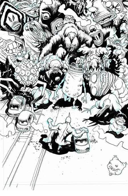 ULTRAMEGA BY JAMES HARREN #7 (OF 9) CVR D INC 1:25 JAMES HARREN B&W VAR (MR) Image Comics James Harren James Harren, Dave Stewart James Harren PREORDER