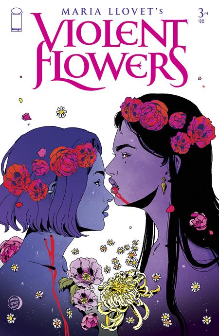 VIOLENT FLOWERS #3 (OF 4) CVR B MARIA LLOVET FLOWER CROWN VAR (MR) Image Comics Maria Llovet Maria Llovet Maria Llovet PREORDER