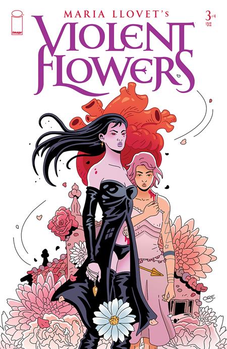 VIOLENT FLOWERS #3 (OF 4) CVR D JESUS ORELLANA VAR (MR) Image Comics Maria Llovet Maria Llovet Jesus Orellana PREORDER