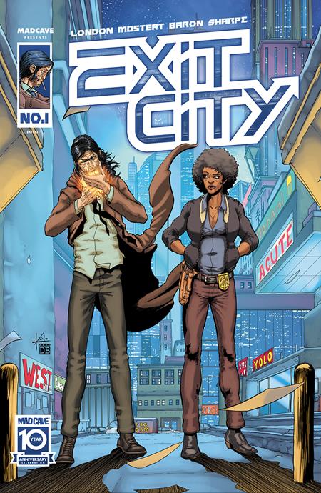 EXIT CITY #1 (OF 4) CVR A KARL MOSTERT Mad Cave Studios Mark London Karl Mostert Karl Mostert PREORDER