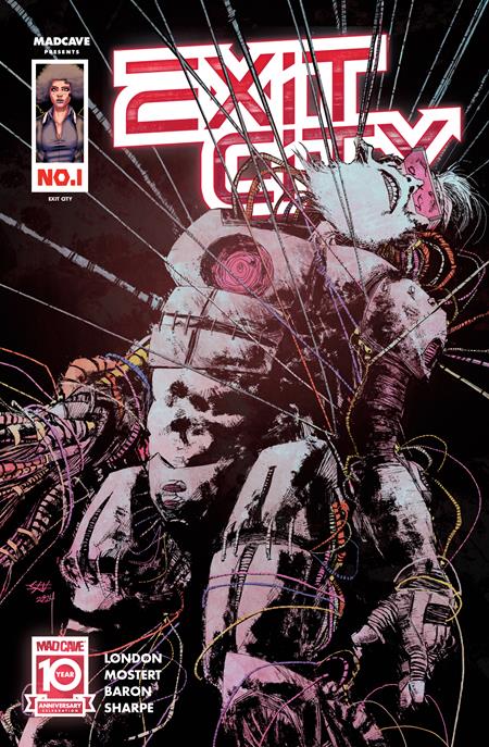 EXIT CITY #1 (OF 4) CVR B SHANE CONNERY VOLK VAR Mad Cave Studios Mark London Karl Mostert Shane Connery Volk PREORDER