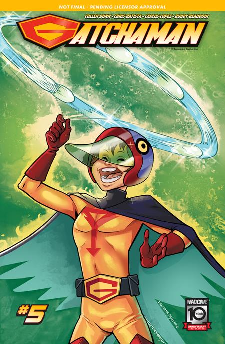 GATCHAMAN #5 CVR C INC 1:10 FRANCINE DELGADO JINPEI THE SWALLOW  VAR Mad Cave Studios Cullen Bunn Chris Batista Francine Delgado PREORDER