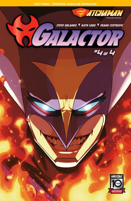 GATCHAMAN GALACTOR #4 (OF 4) Mad Cave Studios Steve Orlando Kath Lobo Kath Lobo PREORDER