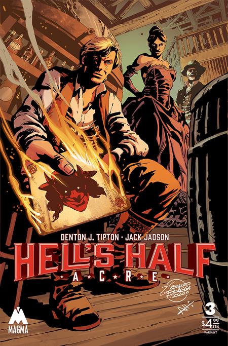 HELLS HALF ACRE #3 CVR B GERALDO BORGES VAR (MR) Magma Comix Denton J. Tipton Jack Jadson Geraldo Borges PREORDER