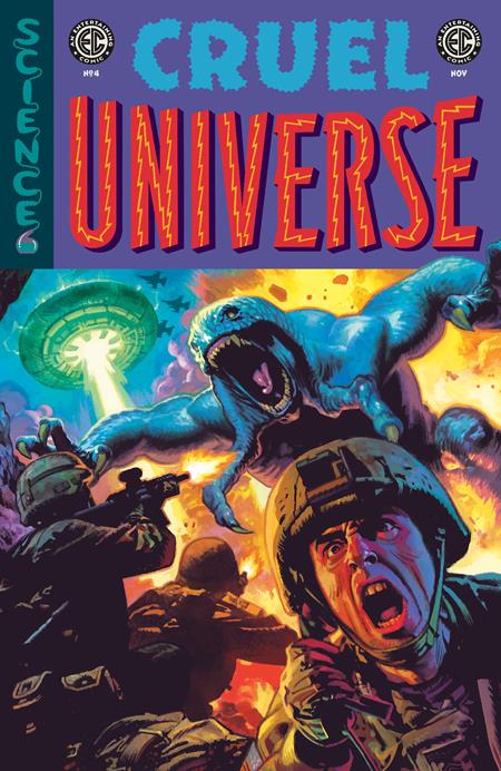 EC CRUEL UNIVERSE #4 (OF 5) CVR A GREG SMALLWOOD (MR) Oni Press Matt Bors, Cecil Castellucci, Matt Kindt, Ben H. Winters Daniel Irizarri, Kano, Alison Sampson, Various Greg Smallwood PREORDER