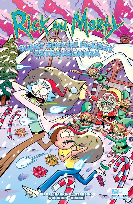 RICK AND MORTY SUPER SPECIAL HOLIDAY EXTRAVAGANZA #1 (ONE SHOT) CVR C MARC ELLERBY VAR (MR) Oni Press Alex Firer Dean Rankine, Fred C. Stresing, Warren Wucinich Marc Ellerby PREORDER