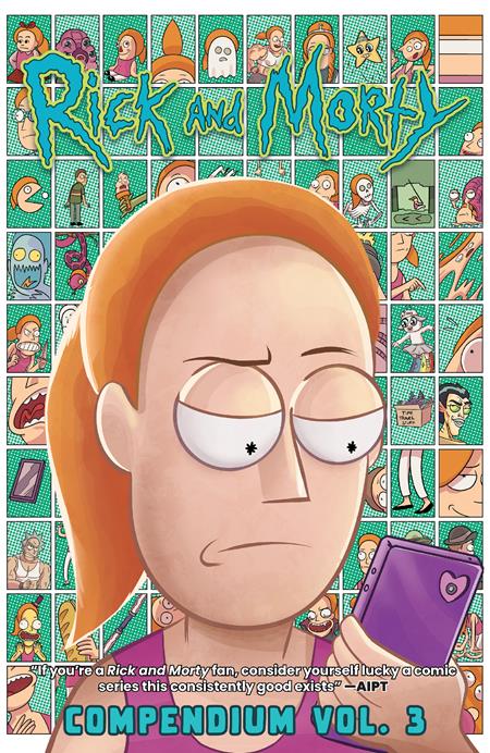 RICK AND MORTY COMPENDIUM TP VOL 3 Oni Press Kyle Starks, Magdalene Visaggio, Tini Howard, Pamela Ribon, Josh Trujillo CJ Cannon, Marc Ellerby, Kyle Starks, Erica Hayes, Rii Abrego, Katy Farina, Jarrett Williams, Sabrina Mati Fred C. Stresing PREORDER