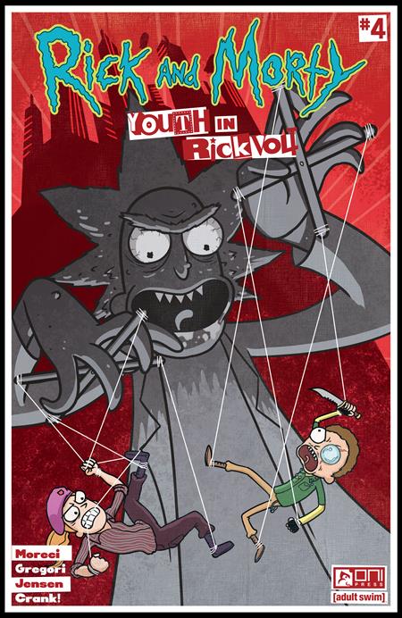 RICK AND MORTY YOUTH IN RICKVOLT #4 (OF 4) CVR C INC 1:10 WARREN WUCINICH VAR (MR) Oni Press Michael Moreci Tony Gregori Warren Wucinich PREORDER