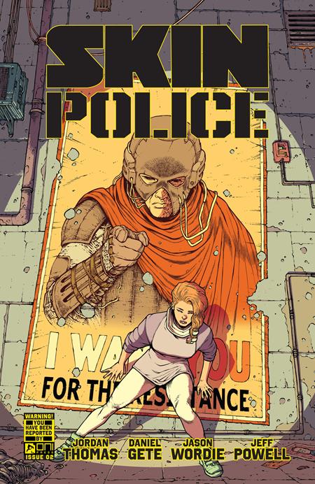 SKIN POLICE #2 (OF 4) CVR A DANIEL GETE & JASON WORDIE (MR) Oni Press Jordan Thomas Daniel Gete Daniel Gete, Jason Wordie PREORDER