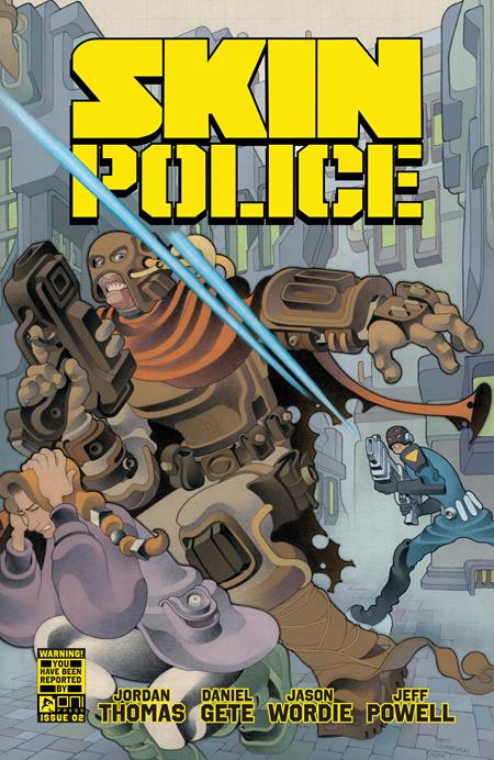 SKIN POLICE #2 (OF 4) CVR B MATT LESNIEWSKI & DAVE STEWART VAR (MR) Oni Press Jordan Thomas Daniel Gete Matt Lesniewski, Dave Stewart PREORDER