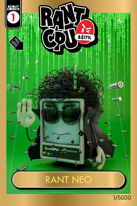 RANT CPU #1 (ONE SHOT) CVR E MK PERKER RANT NEO GARBAGE PAIL KIDS HOMAGE VARIANT COVER Scout Comics Ken Kristensen M.K. Perker M.K. Perker PREORDER