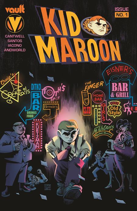 KID MAROON #1 (OF 4) CVR A VICTOR SANTOS Vault Comics Christopher Cantwell, Victor Santos Victor Santos Victor Santos PREORDER