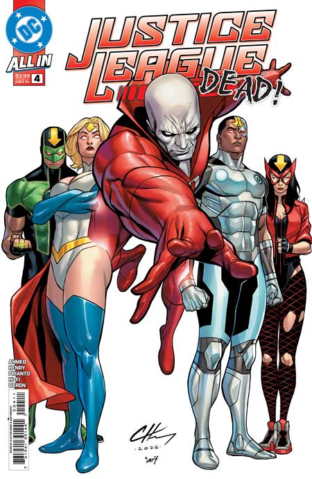 Justice League Red 4 Comic Clayton Henry DC Comics 2025