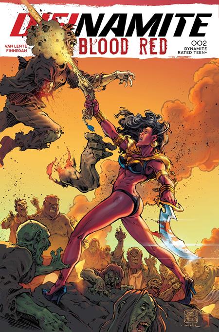 Die!Namite: Blood Red 2 Comic Roberto Meli Variant Dynamite Entertainment 2025