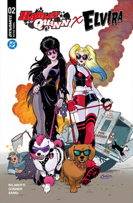 Harley Quinn X Elvira 2 Comic Amanda Conner Dynamite Entertainment 2025