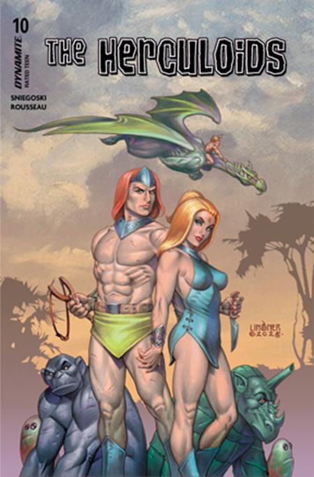 The Herculoids 10 Comic Joseph Michael Linsner Variant Dynamite Entertainment 2025