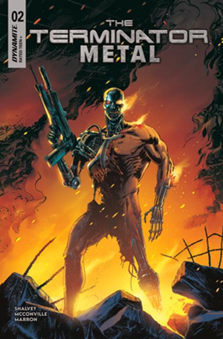 The Terminator: Metal 2 Comic Paolo Antiga Variant Dynamite Entertainment 2025