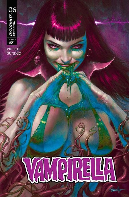 Vampirella, Vol. 8 6 Comic Elias Chatzoudis Exclusive Variant (Ltd. 500) Dynamite Entertainment 2025