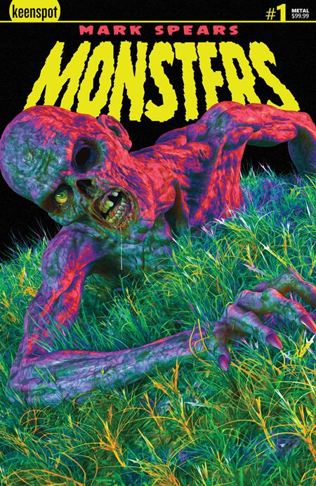 MARK SPEARS MONSTERS #1 Sixth Printing Cvr B Mark Spears Zombie Metal Var Ex Posse Holdings Mark Spears Mark Spears Mark Spears PREORDER