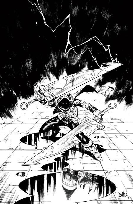 Lost Fantasy 5 Comic Maxi Dallo Incentive B&W Virgin Variant (1:15) Image Comics 2025