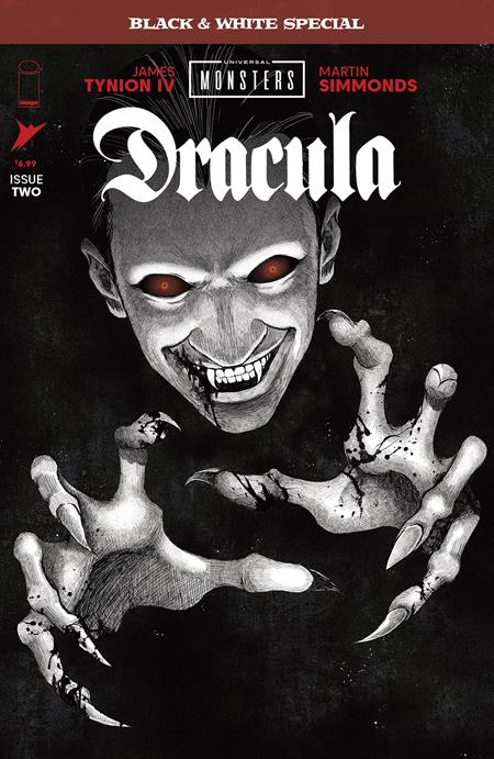 Universal Monsters Dracula Black & White Special 2 Comic Anwita Citriya Variant Image Comics 2025