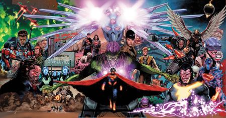 ABSOLUTE SUPERMAN #25 CVR A RAFA SANDOVAL GATEFOLD TRIPTYCH DC Comics Jason Aaron Juan Ferreyra, Carmine Di Giandomenico, Rafa Sandoval Rafa Sandoval PREORDER