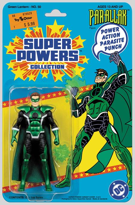 GREEN LANTERN #50 FACSIMILE EDITION CVR B JASON GEYER & ALEX SAVIUK PARALLAX SUPER POWERS CARD STOCK VAR DC Comics Ron Marz Darryl Banks Jason Geyer, Alex Saviuk PREORDER