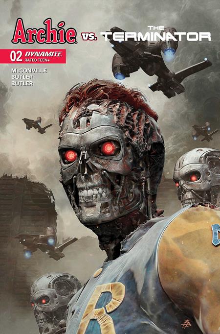 ARCHIE VS THE TERMINATOR #2 CVR B BJORN BARENDS VAR DYNAMITE Entertainment Rory McConville Bill Galvan Bjorn Barends PREORDER