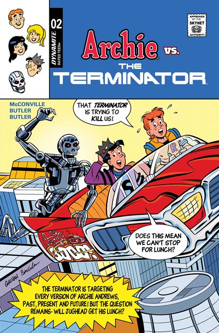 ARCHIE VS THE TERMINATOR #2 CVR D BILL GALVAN VAR DYNAMITE Entertainment Rory McConville Bill Galvan Bill Galvan PREORDER