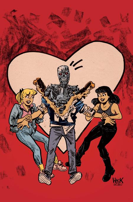 ARCHIE VS THE TERMINATOR #2 CVR F ROBERT HACK LTD VIRGIN VAR DYNAMITE Entertainment Rory McConville Bill Galvan Robert Hack   PREORDER