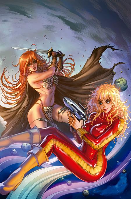 RED SONJA BARBARELLA #1 CVR Q INC 1:20 COLLETTE TURNER VIRGIN VAR DYNAMITE Entertainment Homero Rios Diego Yapur Collette Turner PREORDER