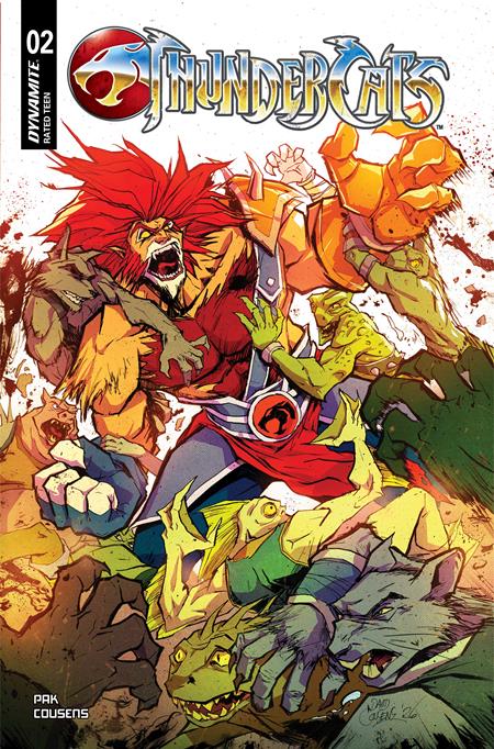 THUNDERCATS (2026) #2 CVR B DAVID COUSENS VAR DYNAMITE Entertainment Greg Pak David Cousens David Cousens PREORDER