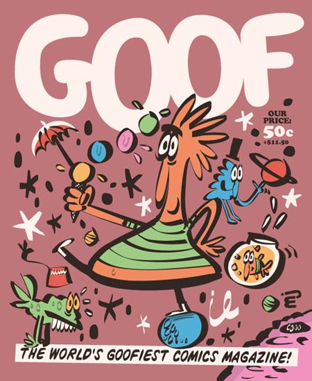 GOOF #1  Floating World Comics Marc Jackson, James Kochalka, Charlie Adlard, Hilary Barta, Johnny Ryan Marc Jackson, James Kochalka, Charlie Adlard, Hilary Barta, Johnny Ryan Marc Jackson PREORDER