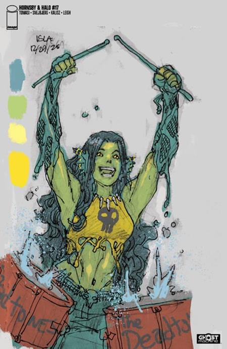 HORNSBY & HALO #17 CVR C FRANCIS MANAPUL DESIGN SKETCH VAR Image Comics Peter J. Tomasi Peter Snejbjerg, John Kalisz Francis Manapul PREORDER