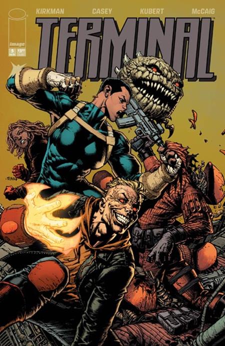 TERMINAL #5 CVR B DAVID FINCH & DAVE MCCAIG VAR (MR) Image Comics Robert Kirkman, Joe Casey Andy Kubert, Dave McCaig David Finch, Dave McCaig PREORDER