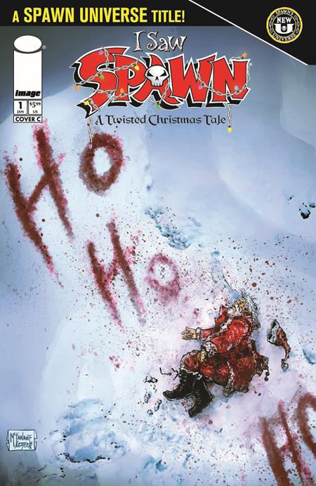 I SAW SPAWN A TWISTED CHRISTMAS TALE #1 (OF 2) CVR C TODD MCFARLANE & ROBERT NUGENT VAR Image Comics Chris Killian, Andrew Sanders Todor Hristov Todd McFarlane, Robert Nugent PREORDER