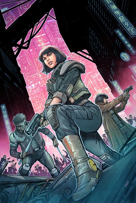 BLADE RUNNER TOKYO NEXUS DIE WITH HONOR #1 (OF 4) CVR E DYLAN TEAGUE VIRGIN CARDSTOCK VAR Titan Comics Nancy A. Collins Mariano Taibo Dylan Teague PREORDER