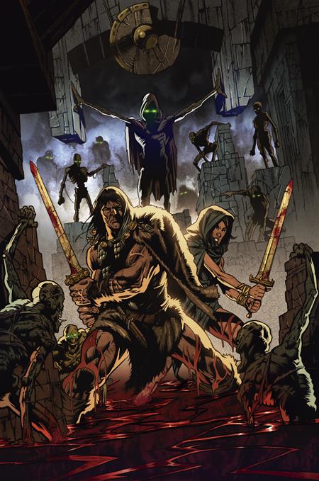 CONAN THE BARBARIAN TIDES OF THE TYRANT KING #3 (OF 4) CVR E DANNY EARLS VIRGIN CARDSTOCK VAR (MR) Titan Comics Jim Zub Jesus Merino Danny Earls PREORDER
