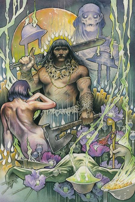 CONAN THE BARBARIAN TIDES OF THE TYRANT KING #3 (OF 4) CVR F JOHN BAIZLEY VIRGIN CARDSTOCK VAR (MR) Titan Comics Jim Zub Jesus Merino John Baizley PREORDER
