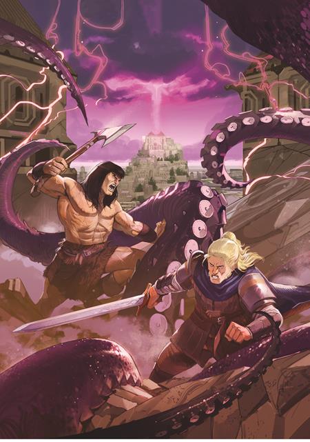 CONAN & DRAGONERO #7 (OF 7) CVR B LORENZO NUTI VIRGIN CARDSTOCK VAR (MR) Titan Comics Stefano Vietti, Luca Enoch Lorenzo Nuti Lorenzo Nuti PREORDER