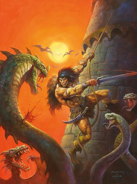 SAVAGE SWORD OF CONAN #17 CVR C ALEX HORLEY VIRGIN CARDSTOCK VAR (MR) Titan Comics Christy Marx, Zack Davisson, Frank Tieri Geof Isherwood, Ben Dewey, Adam Gorham Alex Horley PREORDER